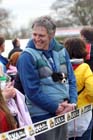 Making sure your dog stays warm at the McCain Inter Counties Cross Country, Cofton Park, Birmingham.